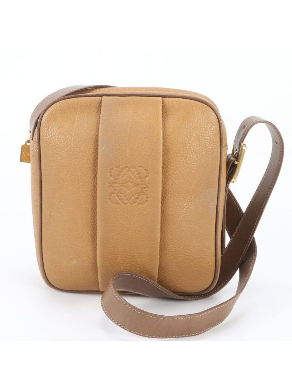 Loewe Anagram Leather Shoulder Bag Crossbody Messenger Business